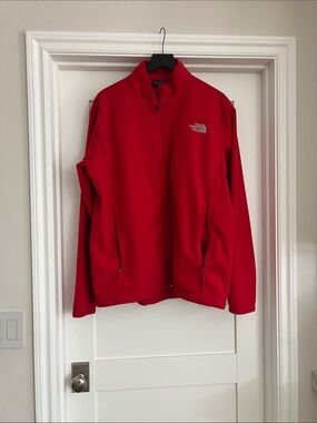 The North Face Bright Red Softshell Jacket